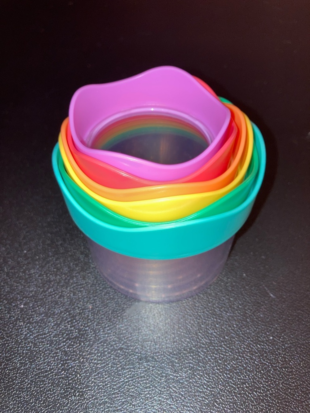 Lovevery Little Grips Canister Nesting Container Set Colorful Stackable Plastic - Picture 12 of 12
